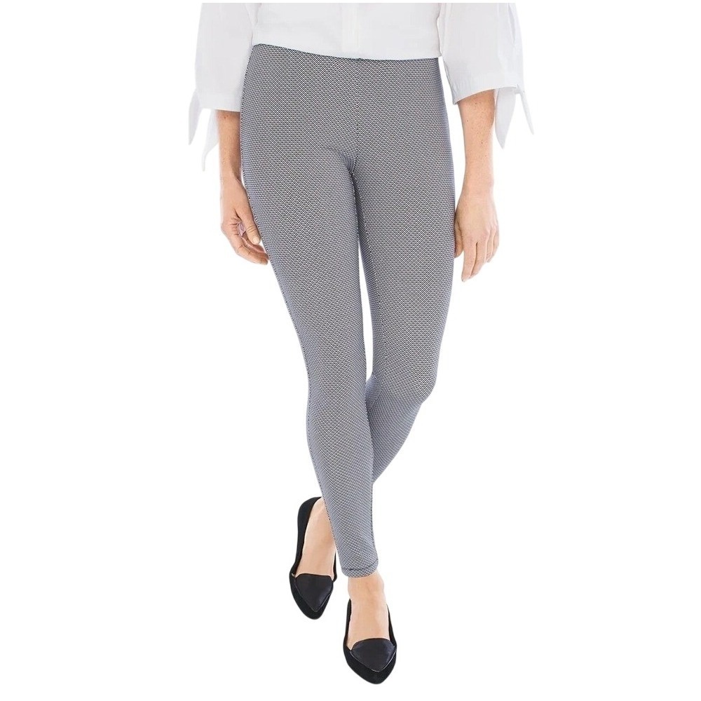 Chicos Pants Womens S Stretch Ankle Pull On Minimal Luxe Travelcore Everyday Fit